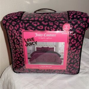 Juicy Couture Cheetah Print Bedding